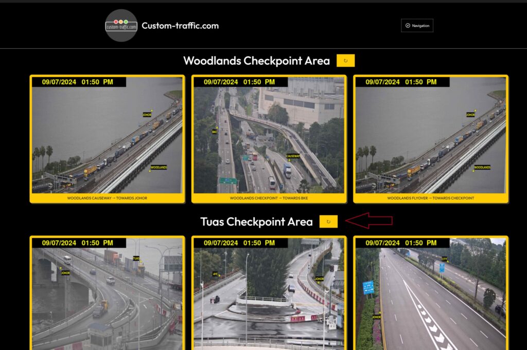 How to Check Tuas Checkpoint Camera Live Traffic